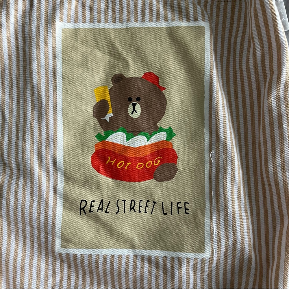 Line Friends Brown Bear tote bag